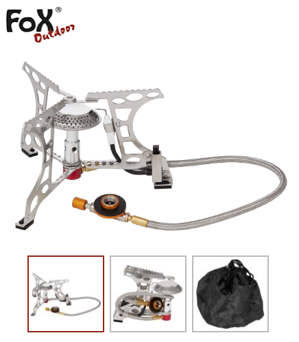 Fox Outdoor Folding Gas Stove, with Piezo Ignition Fox Outdoor Folding Gas Stove, with Piezo Ignition